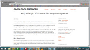Google Doc Embedder